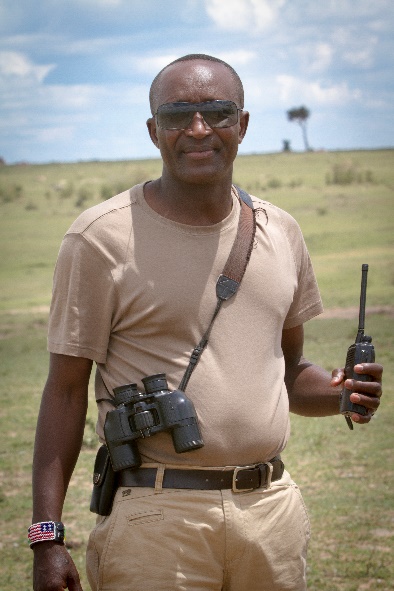 GG guiding on safari